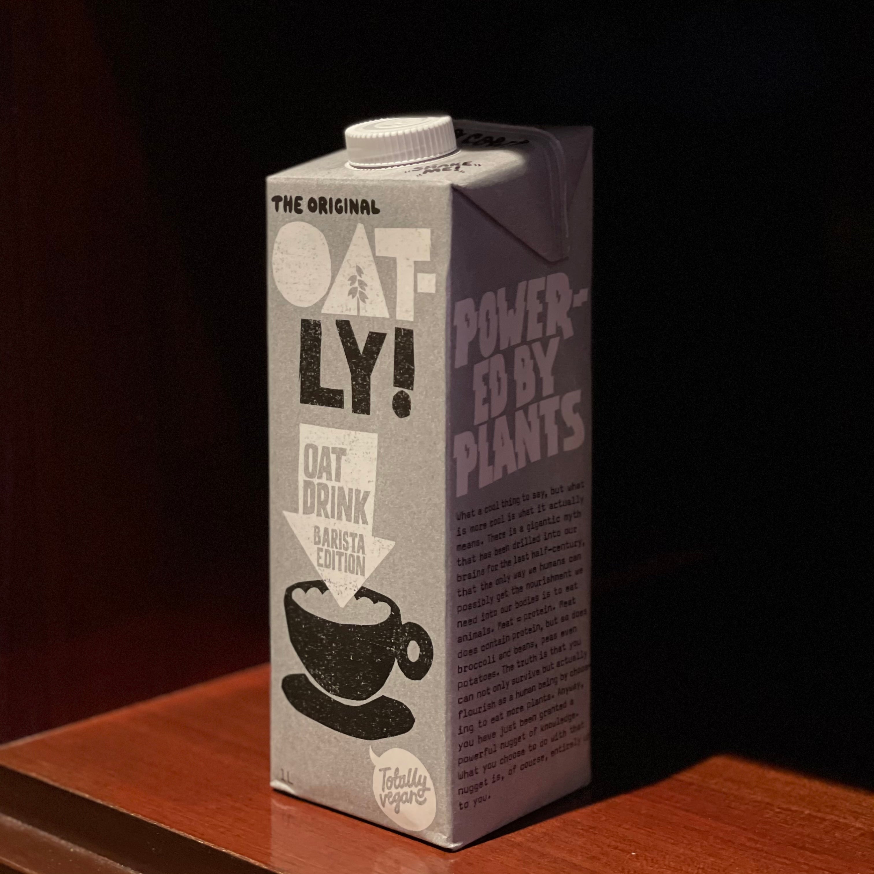 Oatly Barista Edition Oat Milk 1L - Case of 6 – Fahrenheit Coffee SG